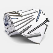 ネジと爪、 ネイルx4白BG ネクタイ (ロール)