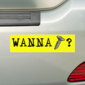 ネジを回したい -.png バンパーステッカー (車上)