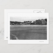 ネスコット、オレゴンビーチビューとコテージ ポストカード (正面/裏面)