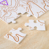 ネスコペックオリエンテーリング地図 ジグソーパズル (側面)