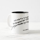 ネスターのコップ ツートーンマグカップ (正面左)