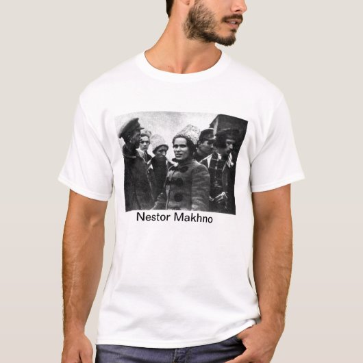 ネスターMakhno Tシャツ (正面)