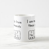 ネスタ周期テーブル名mag 6 コーヒーマグカップ (中央)