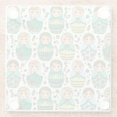 ネスティングドールガラスコースター ガラスコースター (裏面)