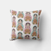 ネスティングドールマトリョーカーピロークッション クッション (裏面)