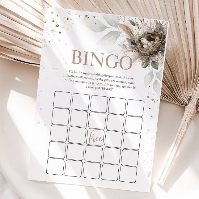 ネスティングニュートラル素朴フォレスベビーシャワーゲームカー (Nesting Woodland Neutral Rustic Fores Baby Shower)