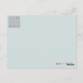 ネスティングバードとファミリーベビーありがとうポストカード ポストカード (裏面)