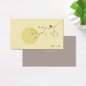 ネスティングバードファミリーベビーシャワーDIYお気に入りギフトラベル (デスク)