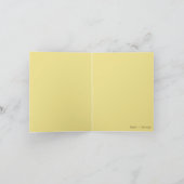 ネスティングバード&ファミリーベビー感謝状カード サンキューカード (内部)