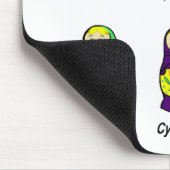 ネスティング人形の曜日 マウスパッド (コーナー)