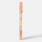 ネストされたホイール – オレンジ色と金ゴールド Case-Mate iPhoneケース (裏面 / 右)