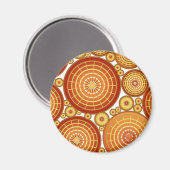 ネストされたホイール – 銅と金ゴールド マグネット (正面/裏面)