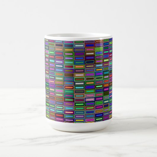 ネストされた長方形15ozマグカップ コーヒーマグカップ (中央)