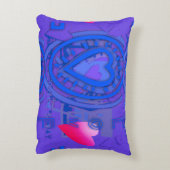 ネストハートバレンタインデイブルー調和AP アクセントクッション (裏面(縦))