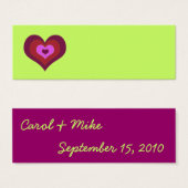 ネストハートプレイスカード (正面&裏面)