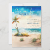 ネストビーズマザーショア海ビーチブライダルシャワー 招待状 (正面)
