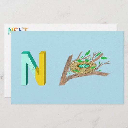 ネスト紙 (正面/裏面)