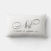ネスト腰枕ベッドルームリトリート ランバークッション (裏面)