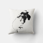 ネスト&ベア – 穏やかな線 クッション (裏面)