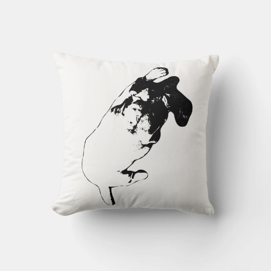 ネスト&ベア – 穏やかな線 クッション (正面)