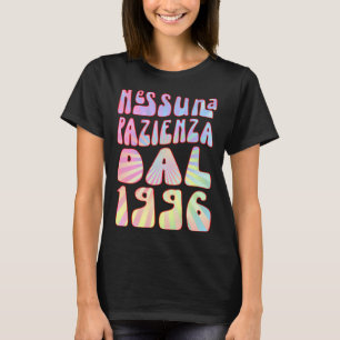 ネスナパツィエンザダル1996 27アニコンプレアンノレトロ Tシャツ