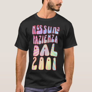 ネスナパツィエンザダル2001 22アニコンプレアンノレトロ Tシャツ
