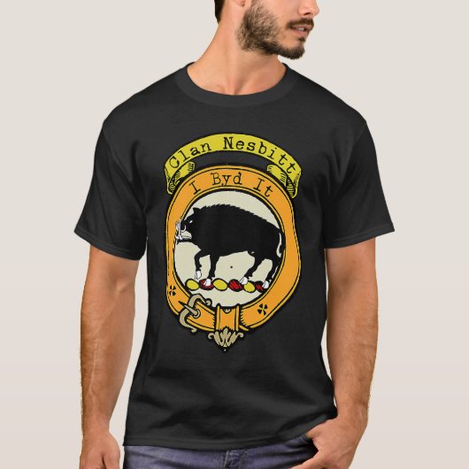 ネスビット氏スコティッシュクレスト1 Tシャツ (正面)