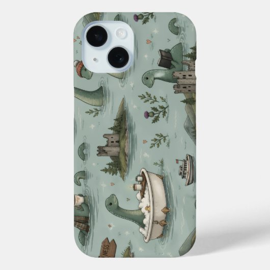 ネス湖のモンスター Case-Mate iPhoneケース (裏面)