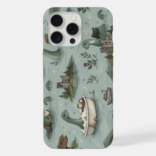 ネス湖のモンスター  iPhoneケース (裏面)