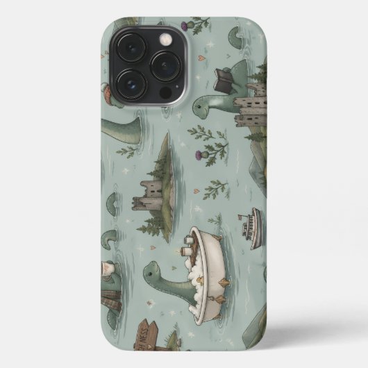 ネス湖のモンスター  iPhoneケース (裏面)
