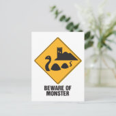 ネス湖の怪物に気を付ける ポストカード (スタンド正面)