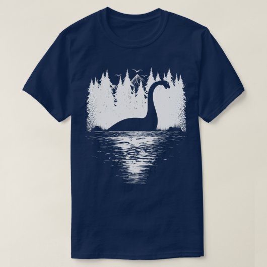 ネス湖の怪物6 Tシャツ (デザイン正面)
