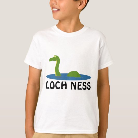 ネス湖の怪獣Tシャツティー Tシャツ (正面)