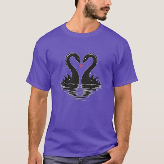 ネス湖の愛 Tシャツ (正面)