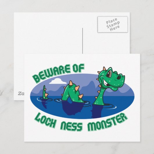 ネス湖 ポストカード (正面/裏面)