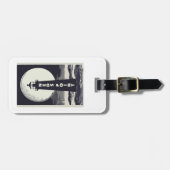 ネズポイントライトハウスマサチューセッツ州ムーン ラゲッジタグ (正面横)