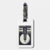 ネズポイントライトハウスマサチューセッツ州ムーン ラゲッジタグ (裏面縦)