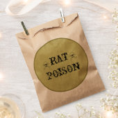 ネズミおもしろい毒 フェイバーバッグ (クリップ留めされた状態)