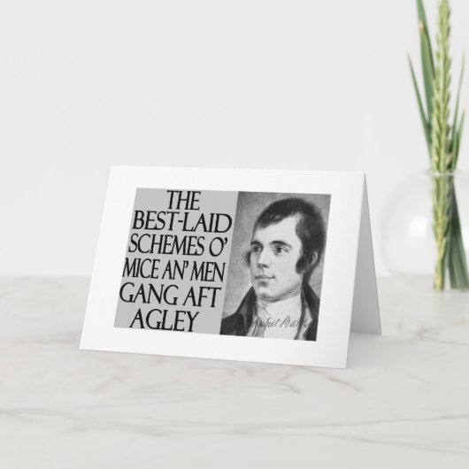 ネズミおよび人 カード (正面)