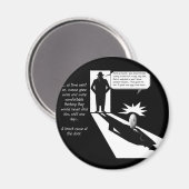 ネズミが手に入れる マグネット (正面/裏面)