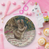 ネズミが針を通す(ビアトリックス・ポッター) ペーパープレート (パーティー)