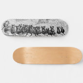 ネズミとスケートボードウォッチスケートボードマウス スケートボード (横)