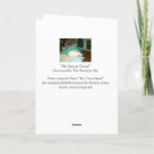 ネズミとペット悔やみや弔慰オリジナル詩カード カード (裏面)