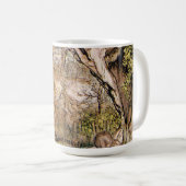 ネズミとモグラがピクニックをする – Arthur Rackham コーヒーマグカップ (正面右)