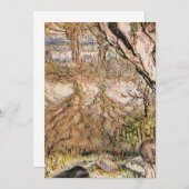 ネズミとモグラがピクニックをする – Arthur Rackham 招待状 (正面/裏面)