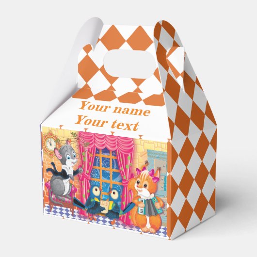 ネズミとリス遊トのコンサート フェイバーボックス (正面サイド)