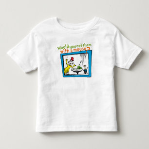 ネズミと一緒に食べますか? トドラーTシャツ