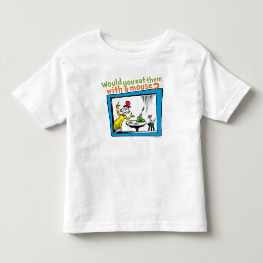ネズミと一緒に食べますか? トドラーTシャツ (正面)