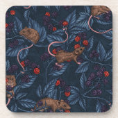 ネズミと海軍のブラックベリー コースター (正面)