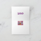 ネズミと猫と新年おめでとう シーズンカード (内部)